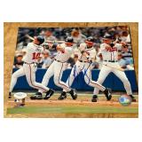 Chipper Jones Autographed 8x10" Photo With JSA COA
