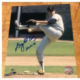 Gaylord Perry Autographed and Inscribed "HOF 91" 8x10" Photo