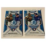 2 Packs 2021 Bowman Chrome Baseball Cards