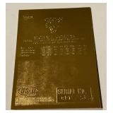 Michael Jordan 23 kt Gold Gems Limited Edition /252 1997 Fleer