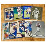 Josh Allen 9 Card Football Lot With Inserts