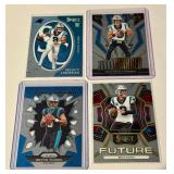 Bryce Young 4 Card Rookie Football Lot