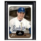 Joe Mauer Gold RC 2002 Topps Total #1 Minnesota Twins Baseball Card