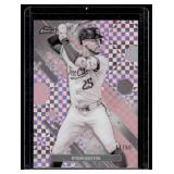 Byron Buxton Refractor SP /60  2025 Finest Pearl Checkerboard #91 Minnesota Twins Baseball Card