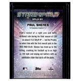 Paul Skenes Foil RC 2024 Topps Update Stars of MLB #SMLB-64 Pittsburgh Pirates Baseball Card