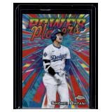 Shohei Ohtani Refractor  2025 Topps Chrome Power Players #PP-25 Los Angeles Dodgers Baseball Card