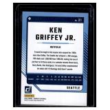 Ken Griffey Jr. SP /249  2024 Donruss Carolina Blue Laser #21 Seattle Mariners Baseball Card