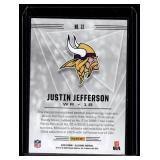Justin Jefferson RC 2020 Playoff Illusions #22 Minnesota Vikings Football Card