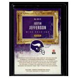 Justin Jefferson  2020 Panini Chronicles Gridiron Kings #GK-13 Minnesota Vikings Football Card