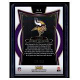 Andrew Van Ginkel /360  2024 Panini Select Purple Prizm Shock #6 Minnesota Vikings Football Card