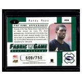 Randy Moss /750  1999 Leaf Certified Fabric of the Game #FG18 Minnesota Vikings Football Card