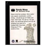Randy Moss RC Insert  1998 Skybox Premium D