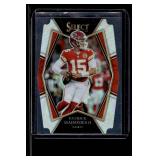 Patrick Mahomes II Silver Holo Prizm Die Cut  2021 Panini Select #102 Kansas City Chiefs Football Card