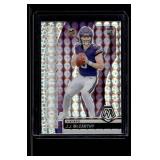 J.J. McCarthy Silver Mosaic RC RC 2024 Panini Mosaic Introductions #5 Minnesota Vikings Football Card