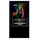 Caitlin Clark RC 2024 Prizm Fearless Insert #F2 Indiana Fever Basketball Card