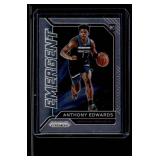 Anthony Edwards Insert RC 2021 Prizm #3 Minnesota Timberwolves Basketball Card