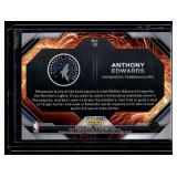 Anthony Edwards  2023 Panini Prizm Fireworks #11 Minnesota Timberwolves Basketball Card