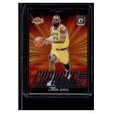 LeBron James Express Lane Insert  2025 Donruss Optic #2 Los Angeles Lakers Basketball Card