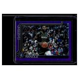 Julous Randle /250 Purple Foil SP  2025 Topps #110 Minnesota Timberwolves Basketball Card
