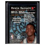 Kevin Garnett RC 1995 Topps #5 Minnesota Timberwolves Basketball Card