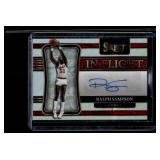 Ralph Sampson Auto In Flight  2022 Select Prizm #IF-RSP Houston Rockets Basketball Card