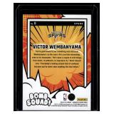 Victor Wembanyama Bomb Squad Insert  2025 Donruss #6 San Antonio Spurs Basketball Card