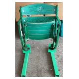 Metropolitan Stadium Genuine Seat With 31 Minnesota Twins Autographs and PSADNA Letter of Authenticity - Killebrew, Carew, Blyleven, Kaat, Oliva,  Koosman, Grant, Perry, Smalley, Pascual, and More!