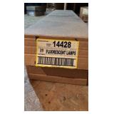 Full Case Fluorescent Light Bulbs, 30 Bulbs, F25W/SHOP/AAL 25 Watts, 48 Inches Long