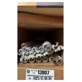 Open Case of General Electric Fluorescenf Lifht Bulbs, 12 Bulbs in Box, F40SP35/RS/WM 3500K color temperature 48 inches long