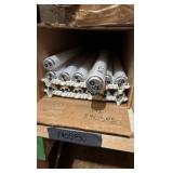 Open Case of General Electric Fluorescent Light Bulbs, 14 Bulbs in Box, F40SP30 40 Watts, 48 Inches Long SP30