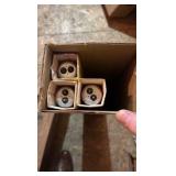 Open Case of General Electric Light Bulbs, 3 Bulbs, Appliance Cool White, F25-T12-CW-28, 25 Watts 28 inches long