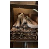 Open Case of General Electric Fluorescent Light Bulbs, 12  U Shaped Bulbs in Box,F40SP41-U-3 Mod-U-Line