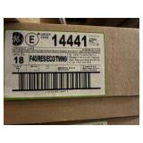 Box of General Electric Fluorescent Light Bulbs, 18 Bulbs, F40-RES-ECO-TWN9, 40 Watts, 4100K, Medium Bi-Pin