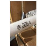 Open Case of General Electric Fluorescent Bulbs, 13 Bulbs, F34CW-RS-WM Watt-Miser 34 Watts, Cool White, 48 Inches