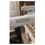 Open Case of General Electric Fluorescent Light Bulbs, 10 Bulbs, F30T12-CW-RS-ECO Cool White 30 Watts