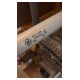 Open Case of General Electric Fluorescent Light Bulbs, 9 U-Shaped Bulbs in Box,F40SP41-U-3 Mod-U-Line