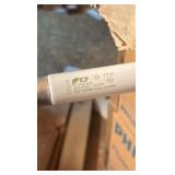 Open Case of Fluorescent Light Bulbs, 22 Bulbs in Box, F17-T8-850 17 Watts, 5000K Color Temp 24 Inches Long