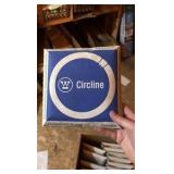Open Case of Westinghouse Circle Fluorescent Bulb 6 Inches, Cool White 14 Bulbs in Box, 20 Watts,