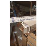 Open Case of General Electric Fluorescent Light Bulbs, 5 Bulbs, 24 Inch Garage and Basement, F17-T8 Cool White