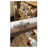 Open Case of Fluorescent Light Bulbs, 21 Bulbs in Box, F30-T12 Cool White 30 Watts, 36 Inches Long