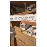 Open Case of General Electric Fluorescent Light Bulbs, 5 Bulbs in Box, F15-T12, Cool White 18 Inch Garage and Basement 18 inches long