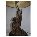 Lab and Duck Lamp