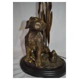 Lab and Duck Lamp