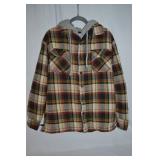 Red Head Hooded Flannel
