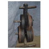 Weight Rack with Weights