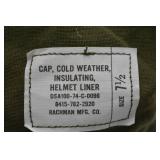 Vintage Insulated Army Helmet Liner