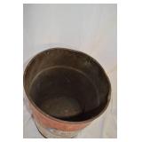 Antique ESSO aviation oil bucket