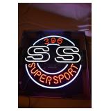 Neon "396 SS Super Sport" sign