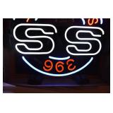 Neon "396 SS Super Sport" sign