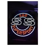 Neon "396 SS Super Sport" sign